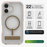 Case ZAGG Rainier con MagSafe KS para iPhone 17 - Arena