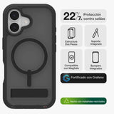 Case_ZAGG_Rainier_con_MagSafe_KS_para_iPhone_17_Negro_Humo_Posición_2_iShop_Panamá