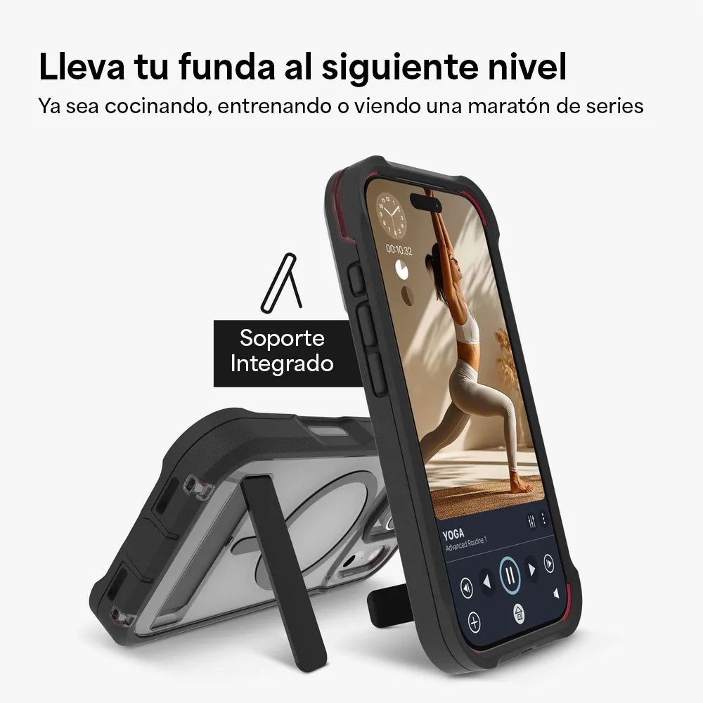 Case_ZAGG_Rainier_con_MagSafe_KS_para_iPhone_17_Negro_Humo_Posición_8_iShop_Panamá