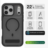 Case_ZAGG_Rainier_con_MagSafe_KS_para_iPhone_17_Pro_Max_Negro_Humo_Posición_2_iShop_Panamá