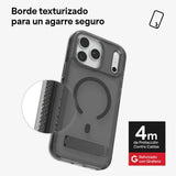 Case ZAGG Santa Cruz con MagSafe KS para iPhone 17 Pro Max - Negro Medianoche