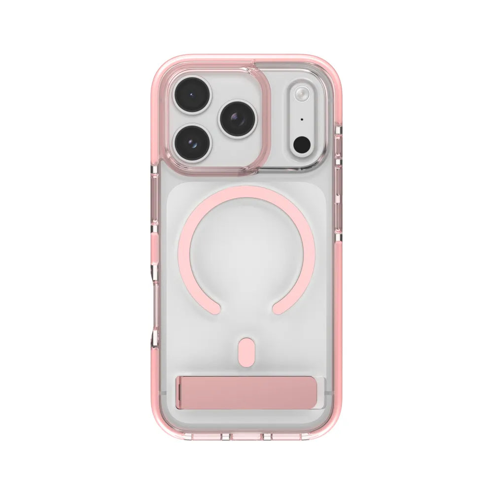 Case ZAGG Santa Cruz con MagSafe KS para iPhone 17 Pro - Rosa Pastel