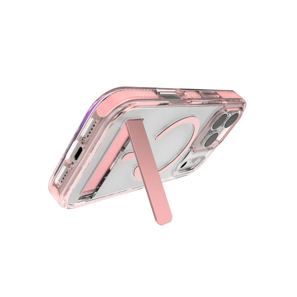 Case ZAGG Santa Cruz con MagSafe KS para iPhone 17 Pro - Rosa Pastel