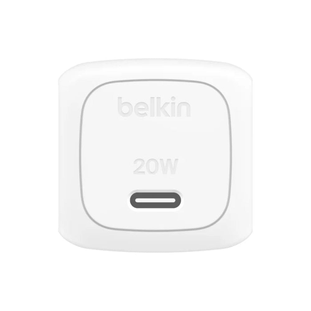 Cargador Belkin USB-C compacto de 20W - Blanco