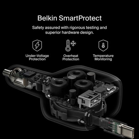 Cargador_de_Carro_Retráctil_Belkin_(2_USB-C/1_USB-A)_75W_Negro_Posicion_6_iShop_Panama