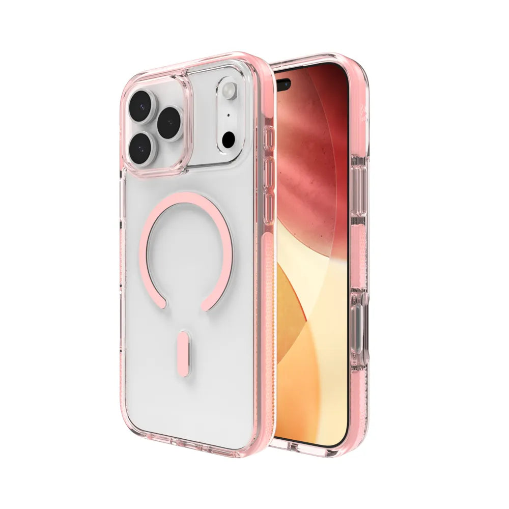 Case Zagg Santa Cruz Snap Magsafe KS para iPhone 17 Pro Max - Rosa Pastel