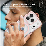 Case Zagg Santa Cruz Snap Magsafe KS para iPhone 17 Pro Max - Rosa Pastel
