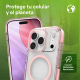 Case Zagg Santa Cruz Snap Magsafe KS para iPhone 17 Pro Max - Rosa Pastel