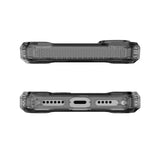 ItSkins Supreme R Clear con MagSafe para iPhone 16 Plus - Grafito e impresión en grafito