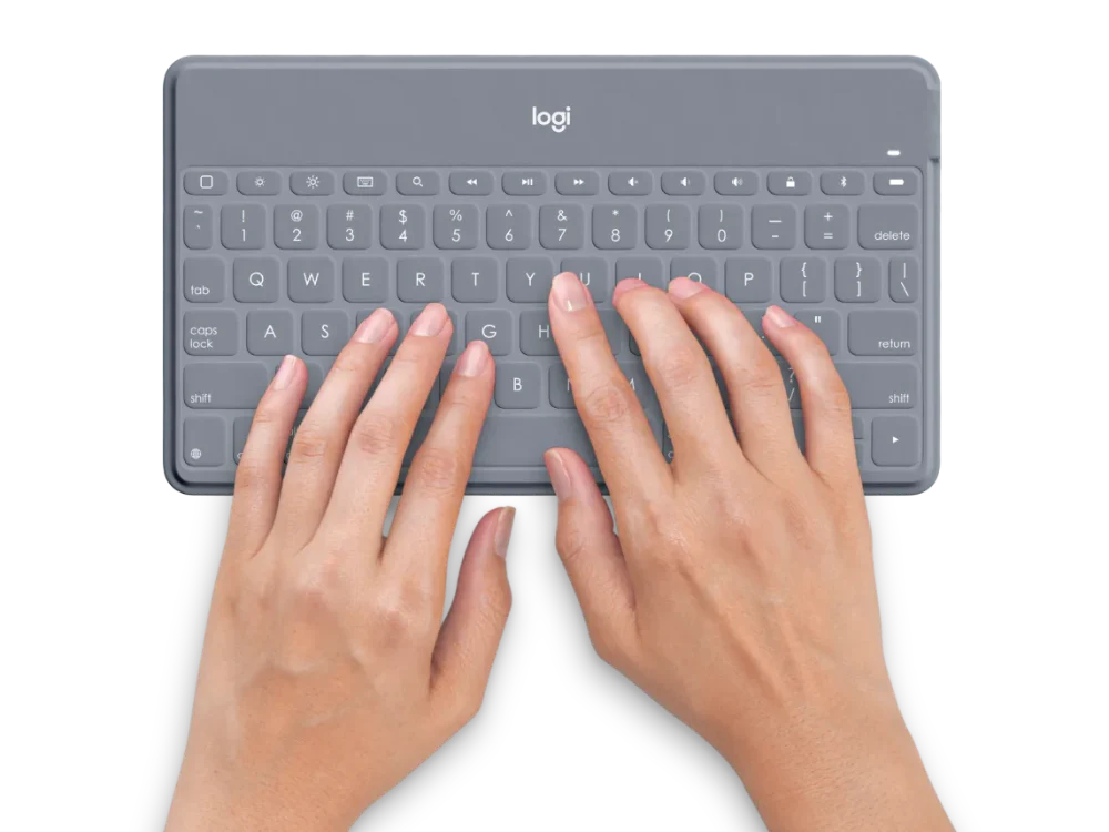 Teclado Logitech KEYS-TO-GO Ultra Slim para Dispositivos iOS - Negro