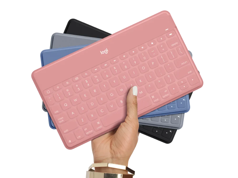 Teclado Logitech KEYS-TO-GO Ultra Slim para Dispositivos iOS - Negro