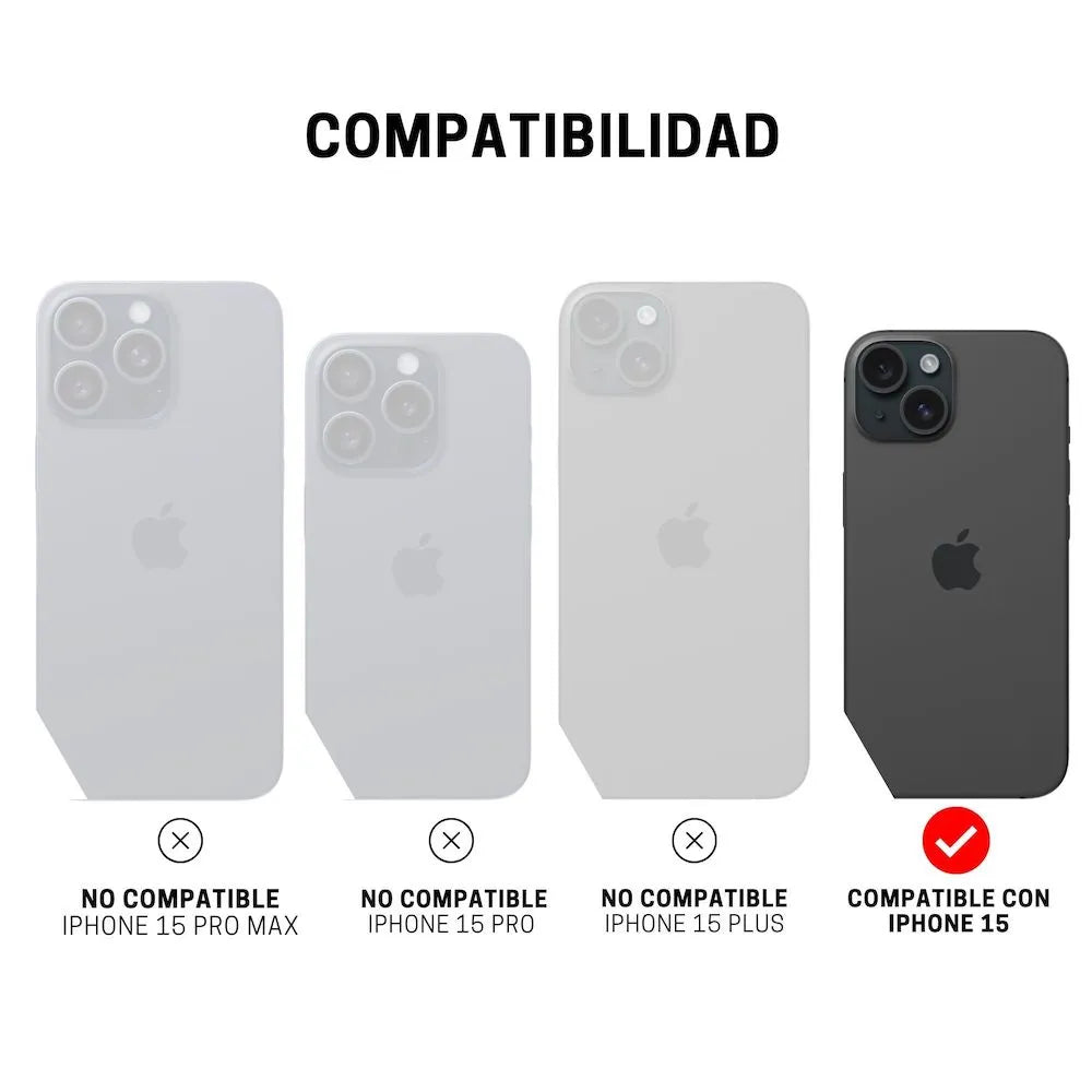 Case ItSkins para iPhone 15/14 - Gris