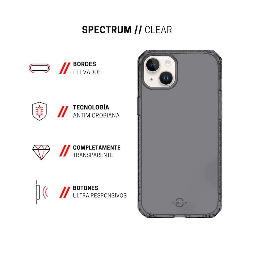 Case ItSkins para iPhone 15/14 - Gris
