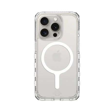 ItSkins Case Supreme R Clear con MagSafe para iPhone 15 Pro Max - Transparente