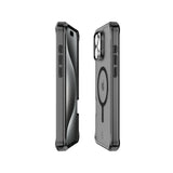 Case ItSkins Hybrid R Vapor con MagSafe para iPhone 16 Pro Max - Negro
