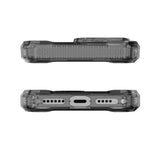 Case ItSkins Supreme R Clear con MagSafe para iPhone 16 Pro Max - Negro