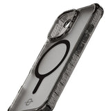 Case ItSkins Hybrid R Vapor con MagSafe para iPhone 17 - Humo