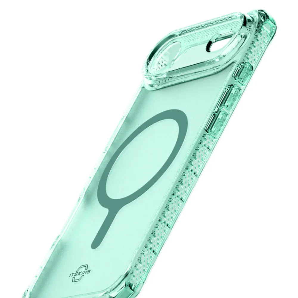 Case ItSkins Hybrid R Vapor con MagSafe para iPhone 17 Air - Verde