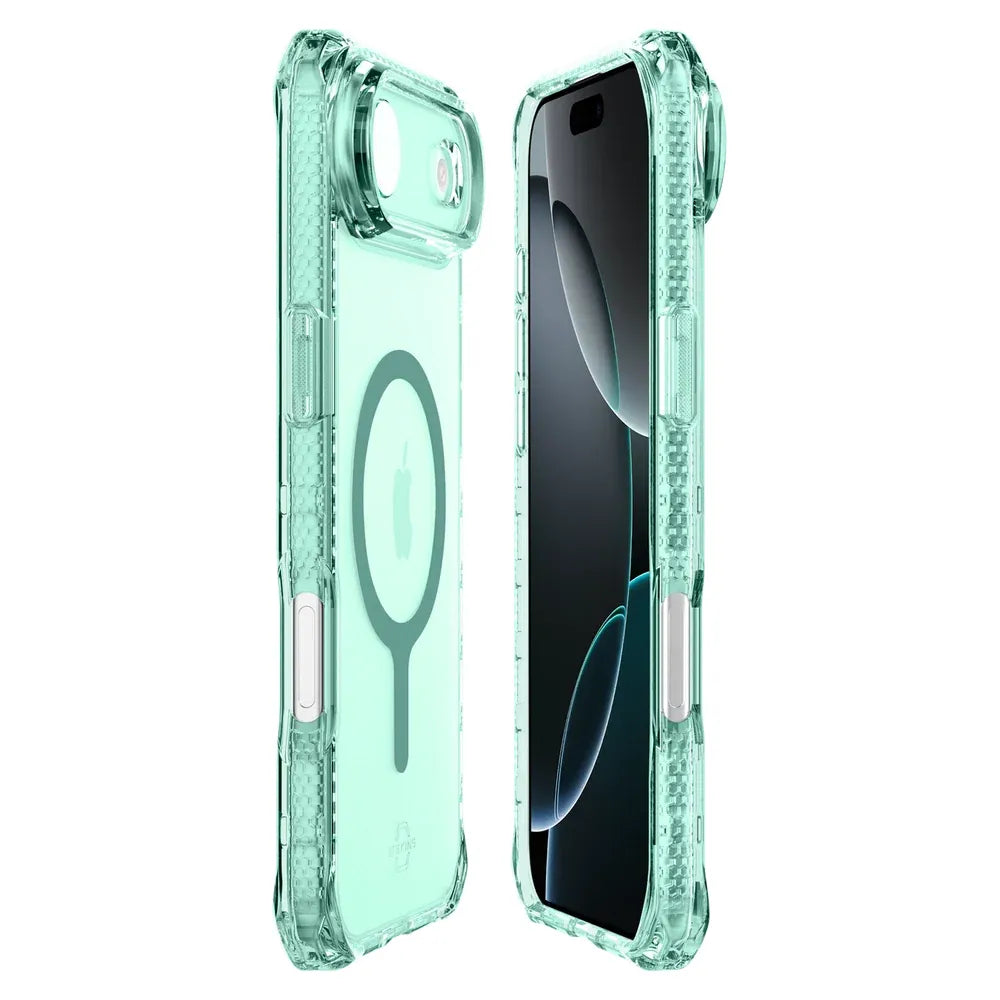 Case ItSkins Hybrid R Vapor con MagSafe para iPhone 17 Air - Verde