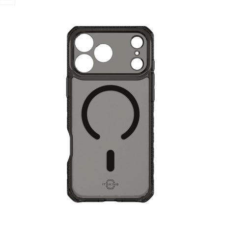 Case ItSkins Hybrid R Vapor con MagSafe para iPhone 17 Pro Max - Humo