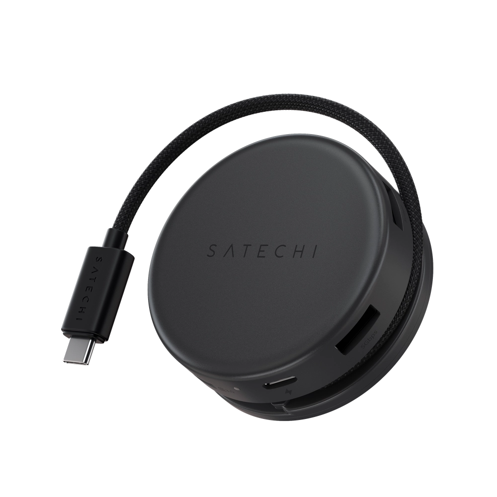 Adaptador Multipuerto Satechi OntheGo 7 en 1 USB-C - Negro