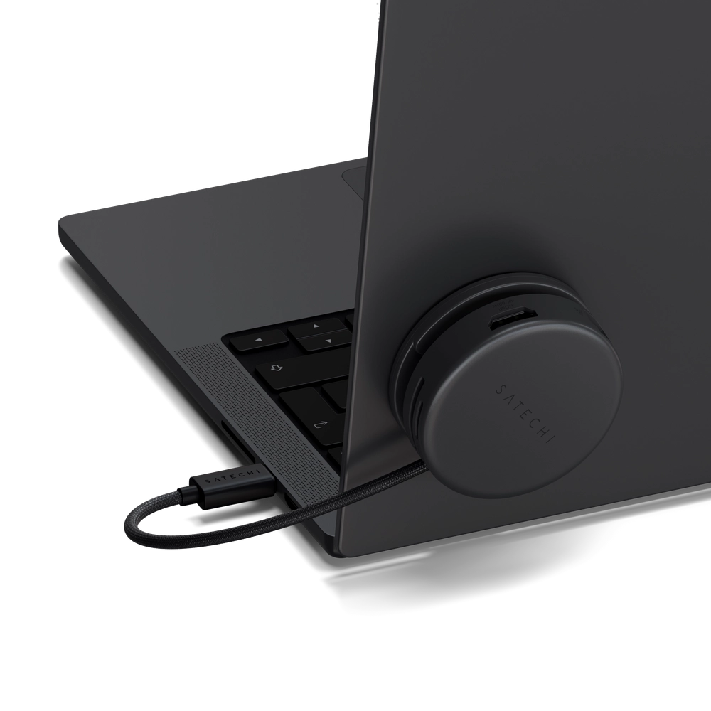 Adaptador Multipuerto Satechi OntheGo 7 en 1 USB-C - Negro