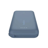 Bateria Externa Belkin 10K con Cable USB-C Integrado 20W - Azul