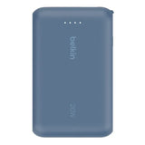 Bateria Externa Belkin 10K con Cable USB-C Integrado 20W - Azul