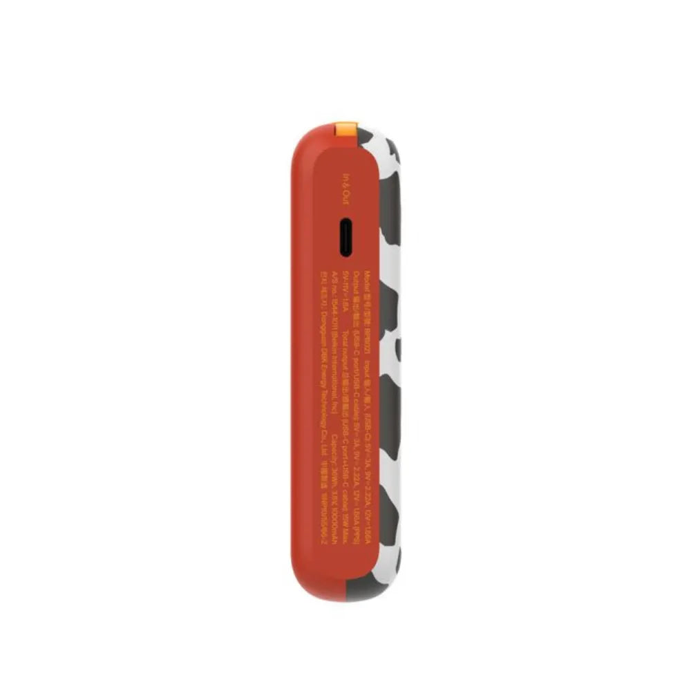 Bateria Externa Belkin 10K con Cable USB-C Integrado 20W Toy Story - Naranja