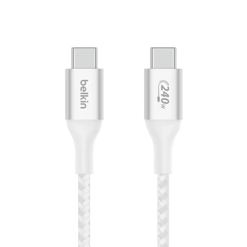 Cable_de_Carga_Trenzado_Belkin_USB_C_a_USB_C_240W_2m_Blanco_Imagen_posicion_1_iShop_Panama