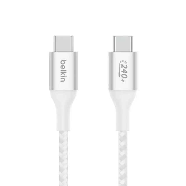 Cable_de_Carga_Trenzado_Belkin_USB_C_a_USB_C_240W_2m_Blanco_Imagen_posicion_1_iShop_Panama