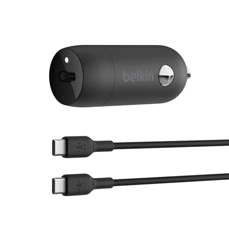 Adaptador_de_Carga_para_Auto_Belkin_30W_USB_C_Cable_USB_C_a_USB_C_Negro_Imagen_posicion_1_iShop_Panama