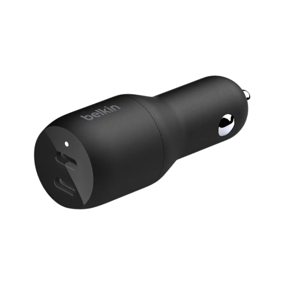 Cargador Carro Belkin Dual USB-C 36W - Negro