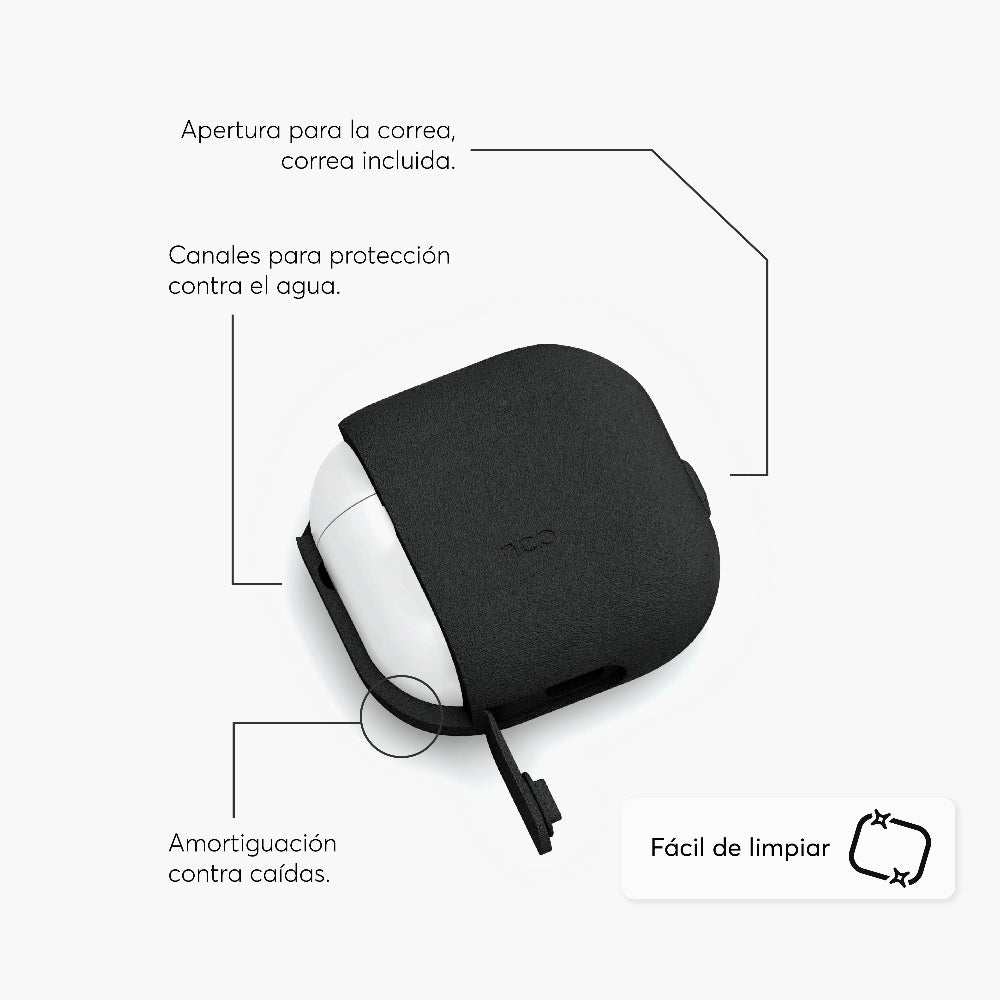Case_NCO_SiliconeGuard_para_AirPods_4_Negro_Imagen_posicion_3_iShop_Panama
