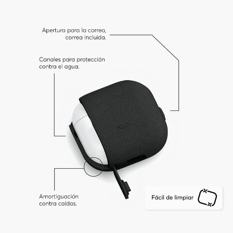 Case_NCO_SiliconeGuard_para_AirPods_4_Negro_Imagen_posicion_3_iShop_Panama