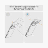 Protector de cámara NCO CamGuard Protection para iPhone 17 Pro - Negro