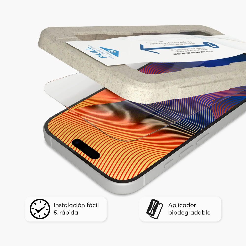 Protector de Pantalla NCO GlassGuard ion+ para iPhone 17 - Transparente