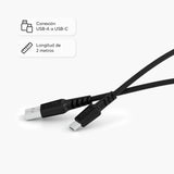 Cable PowerLite NCO USB-A a USB-C