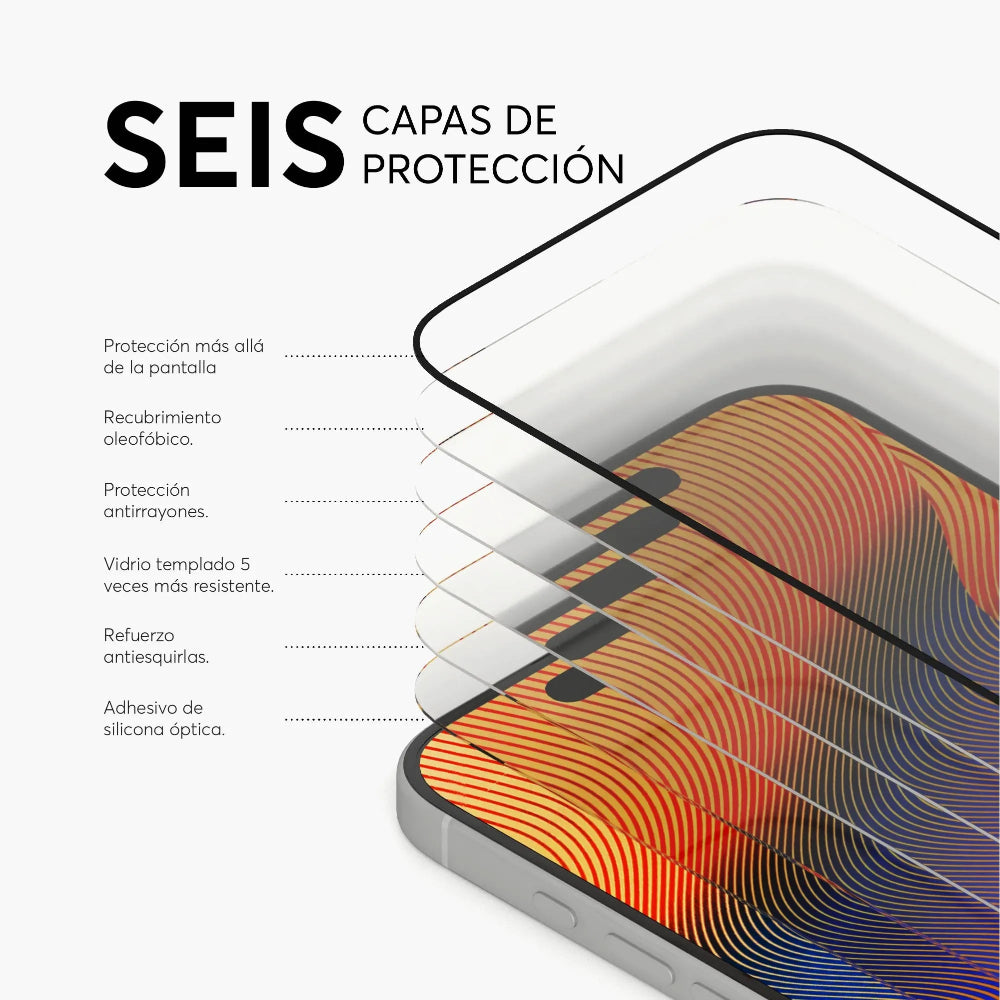 Protector_de_Pantalla_NCO_GlassGuard_ShockProof_para_iPhone_17_Transparente_Imagen_posicion_4_iShop_Panama