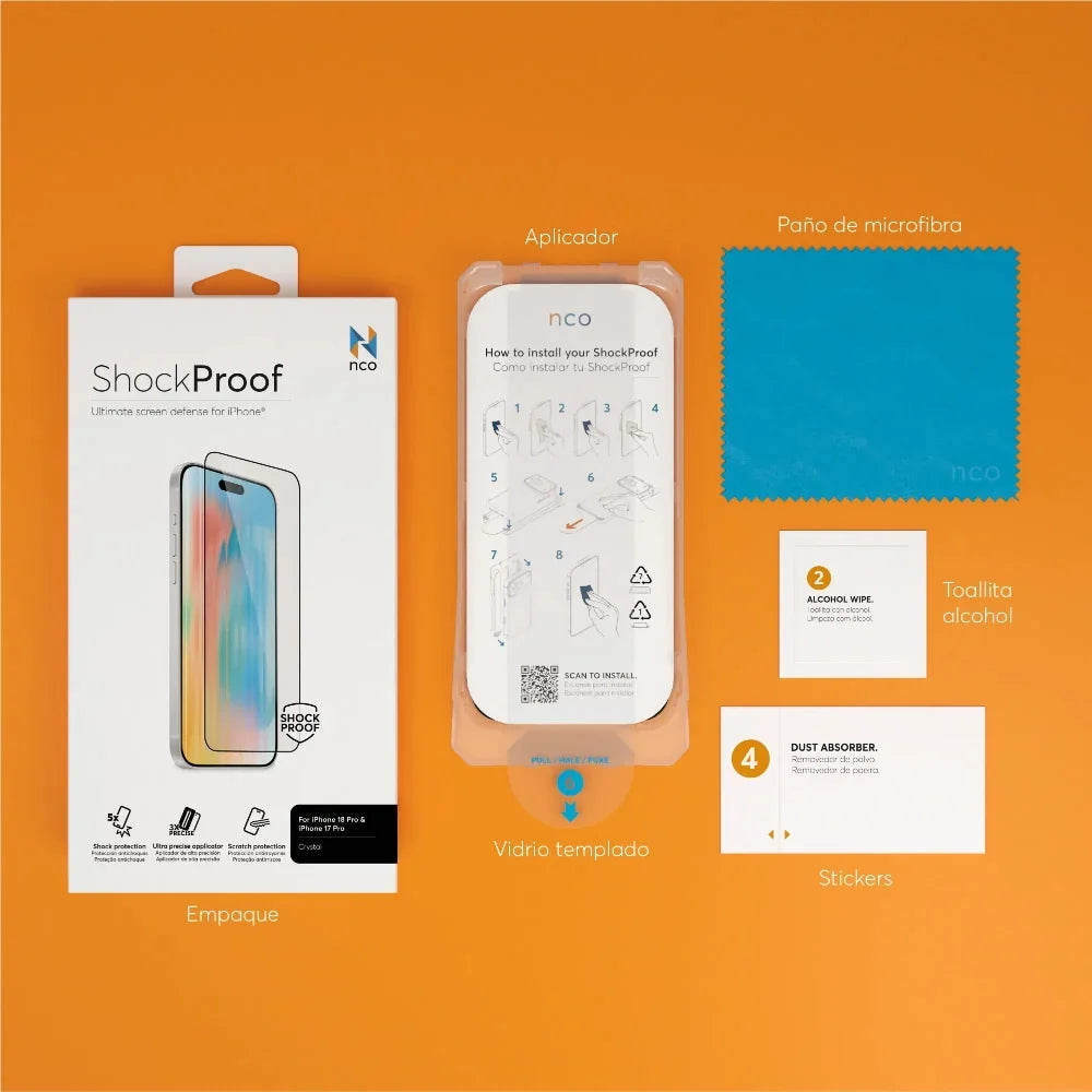 Protector_de_Pantalla_NCO_GlassGuard_ShockProof_para_iPhone_18_Pro_Transparente_Imagen_posicion_7_iShop_Panama