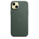 Funda de FineWoven con MagSafe para el iPhone 15 Plus - Verde conífera