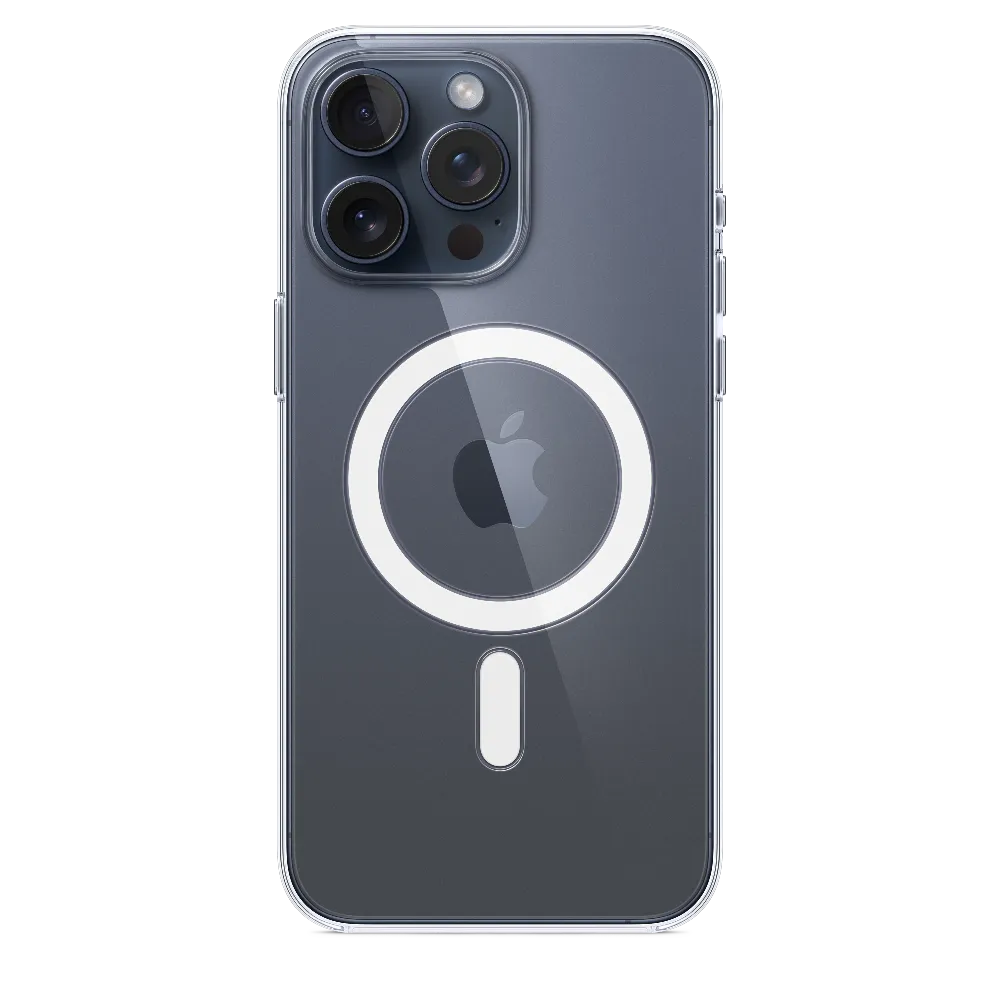 Funda transparente con MagSafe para el iPhone 15 Pro Max