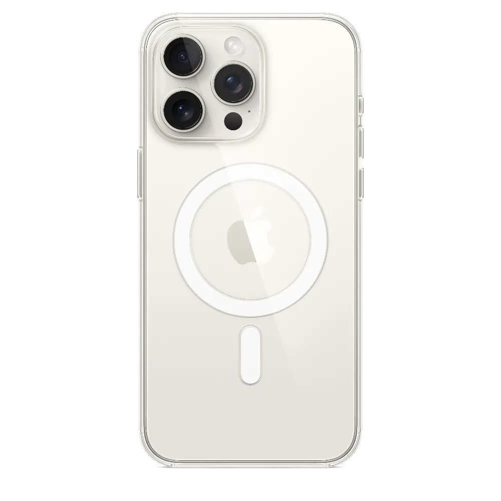 Funda transparente con MagSafe para el iPhone 15 Pro Max