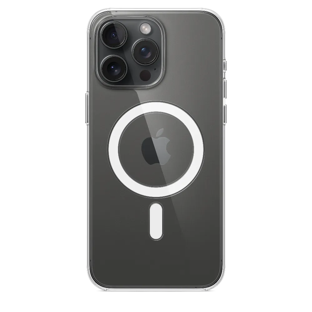 Funda transparente con MagSafe para el iPhone 15 Pro Max