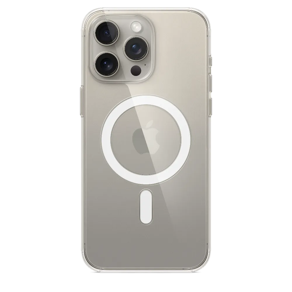 Funda transparente con MagSafe para el iPhone 15 Pro Max