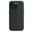 Funda de silicón con MagSafe para el iPhone 15 Pro - Negro