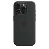 Funda de silicón con MagSafe para el iPhone 15 Pro - Negro