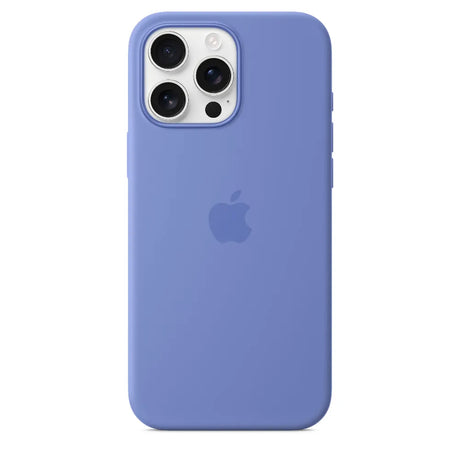 Funda de silicón Apple con MagSafe para el iPhone 16 Pro Max – Violeta azul