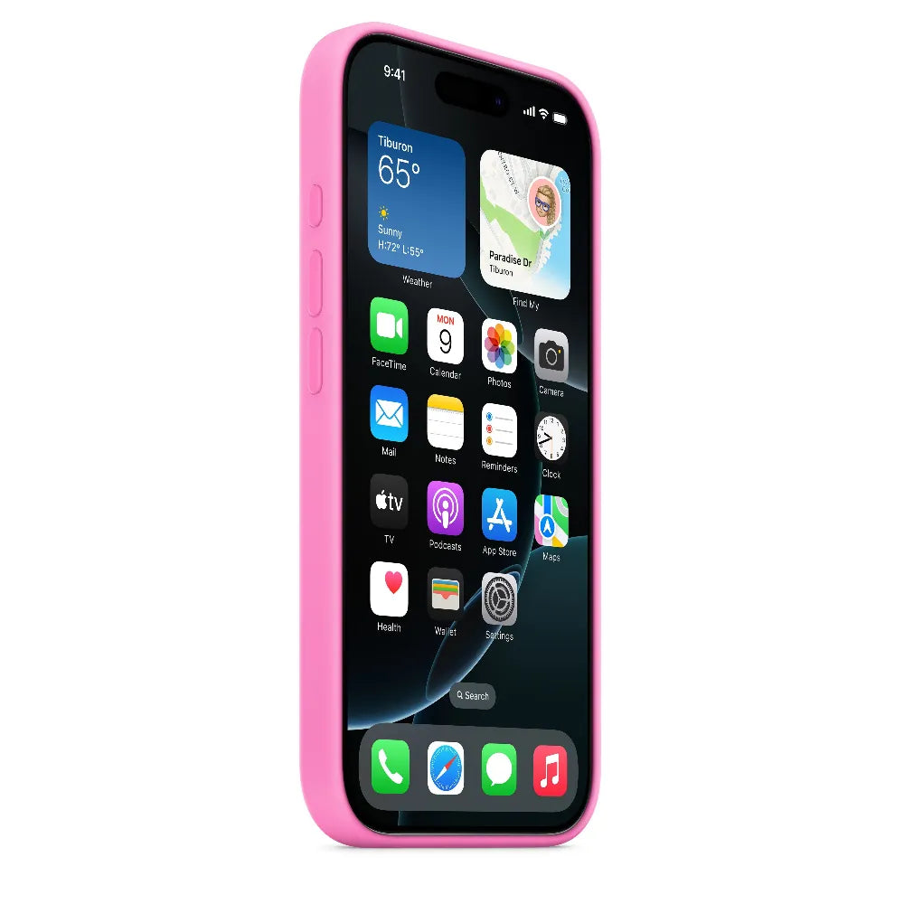 Funda de silicón Apple con MagSafe para el iPhone 16 Pro – Color peonía