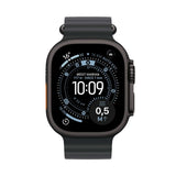Apple Watch Ultra 3(GPS + Cellular) 49mm - Negro - Correa Ocean Negra + Case 360 Zagg InvisibleShield para Apple Watch Ultra 49mm - Negro